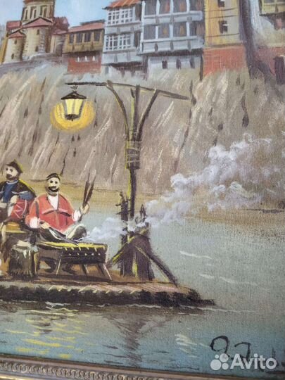 Картина маслом - старый Тифлис