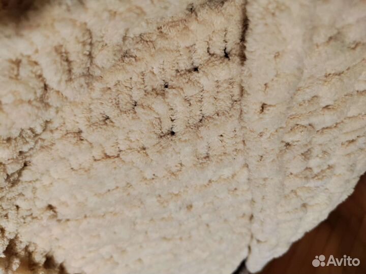 Вязаный плед большой