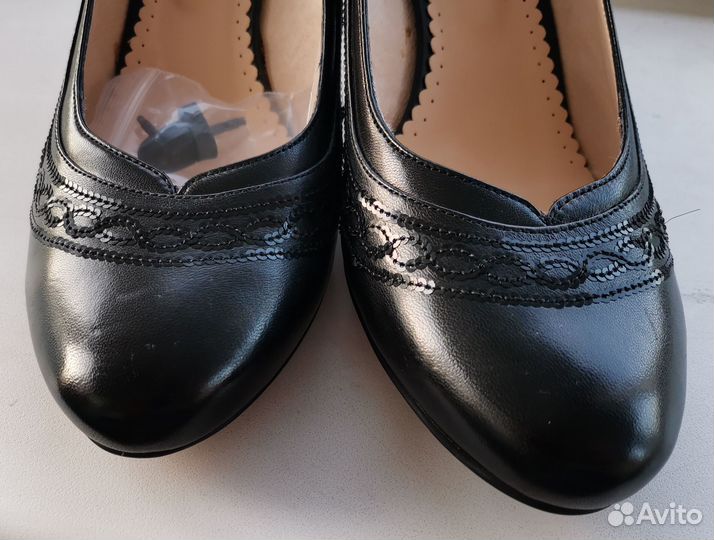 Туфли женские натуральная кожа 38