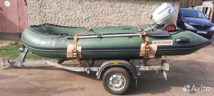 Надувная лодка с мотором бу