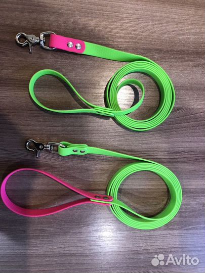 Поводок и ошейник для собак из Биотана