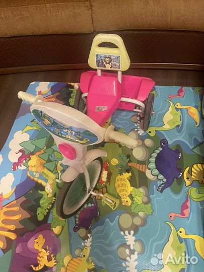 Велосипеды, самокат, шезлонг, коляска, санки