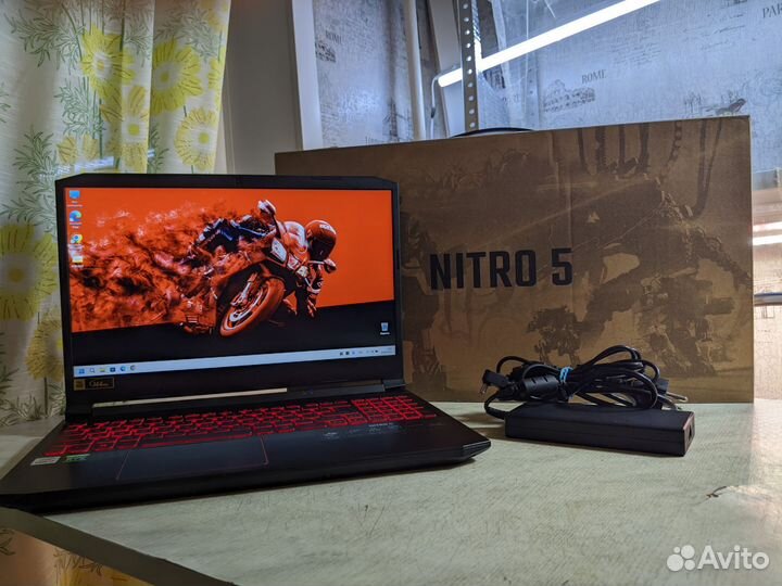 Мощный игровой ноутбук Acer Nitro 5 i7 10750H RTX
