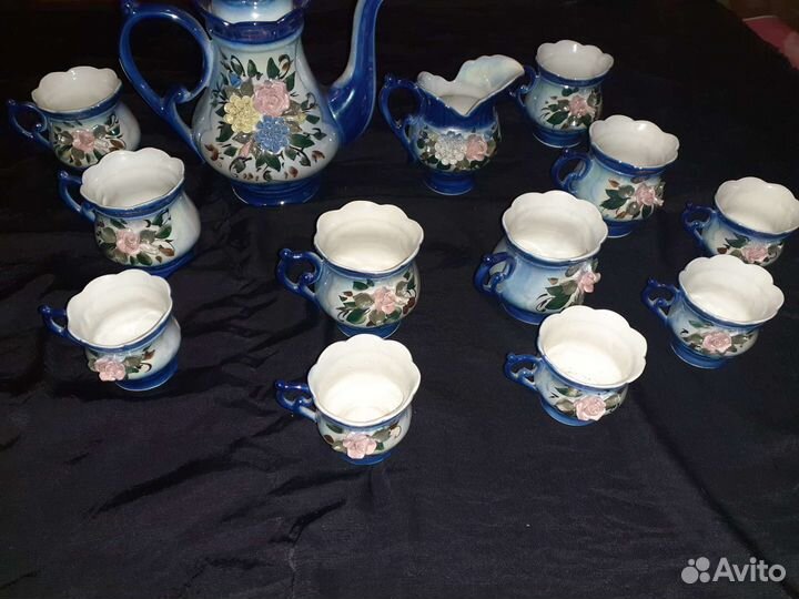 Фарфор, Сервиз чайный-кофейный. Антиквариат