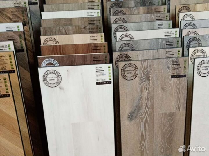 Кварц виниловый ламинат SPC более 1000 видов