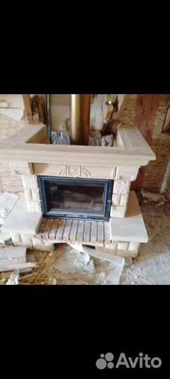 Топка каминная Sypra Tetrio 67 с облицовкой