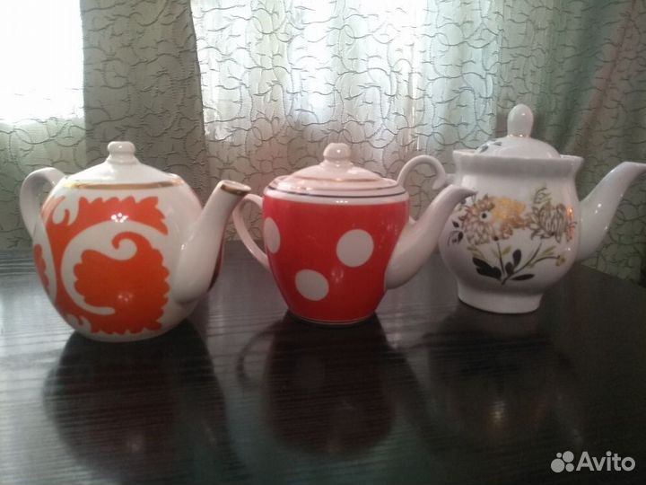 Сахарницы. чайники. масленка. СССР