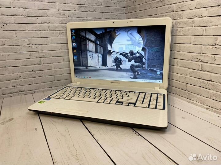 Игровой ноутбук PackardBell i5/8Gb/2видеокарты/SSD