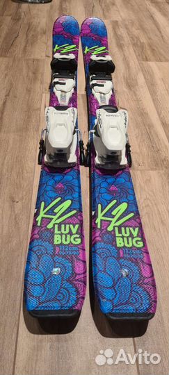 Горные лыжи детские 110 комплект