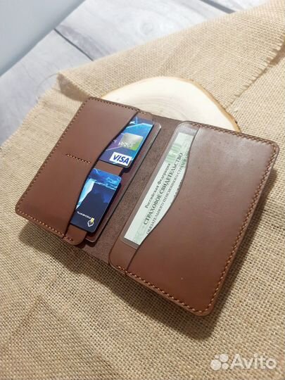 Обложка для документов из натуральной кожи