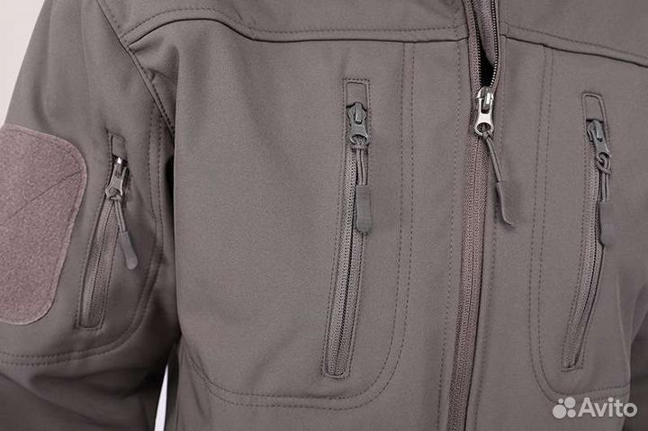 Softshell костюм серый