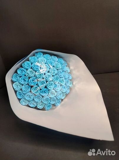 Букет Голубых Роз из Бельгийского Шоколада