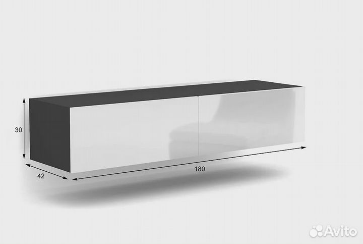 Тумба тв Модерн Виго мдф глянец подвесная