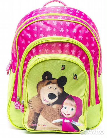 Новый школьный рюкзак ''Маша и Медведь''