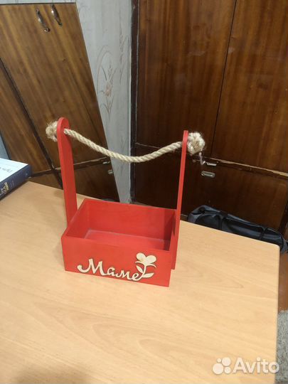 Корзина деревянная