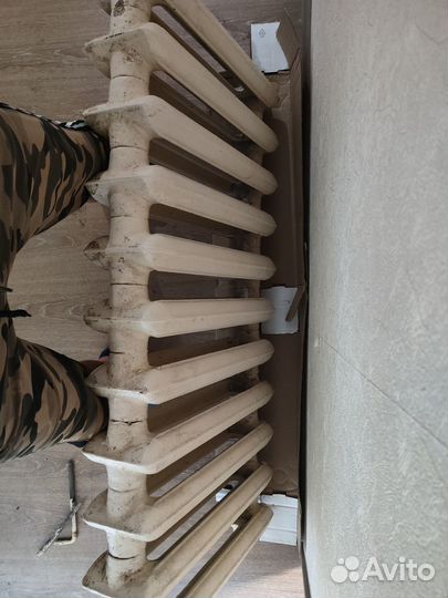 Чугунный радиатор 11и 10 секций