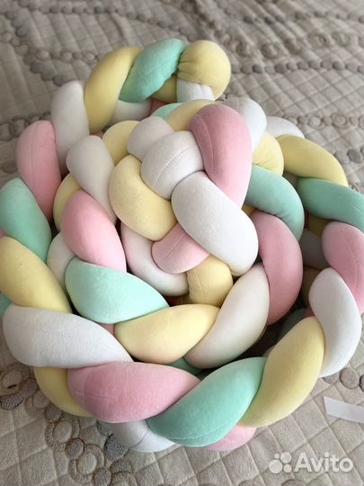 Бортики в кроватку коса. Новый