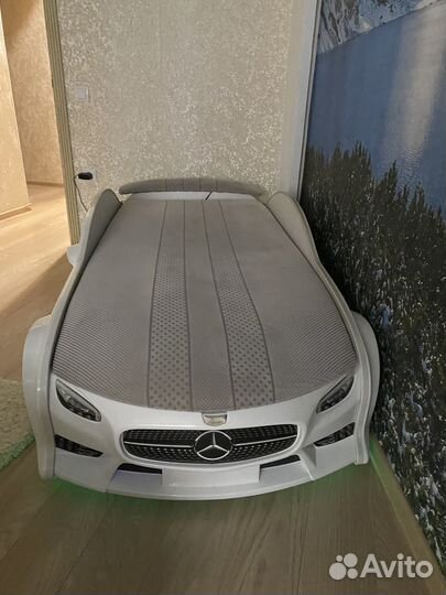 Кровать машинка с подсветкой