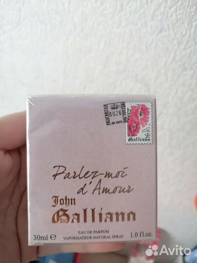 Духи John Galliano Parlez moi d'Amour