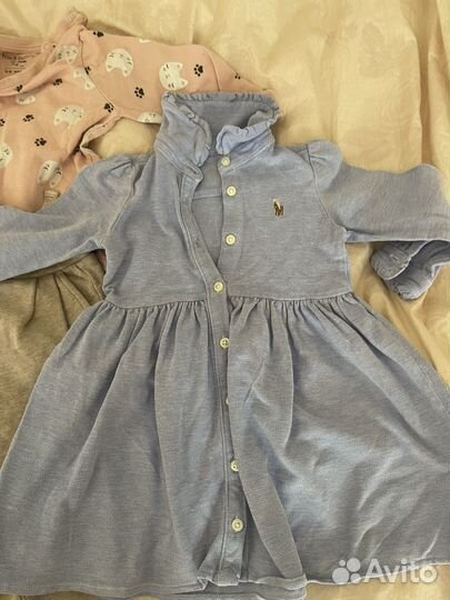 Пакет фирменных вещей для девочки 6-12 месяце