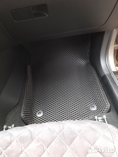 Эва авто коврики Рапид 1 с бортиками ева.eva 3d