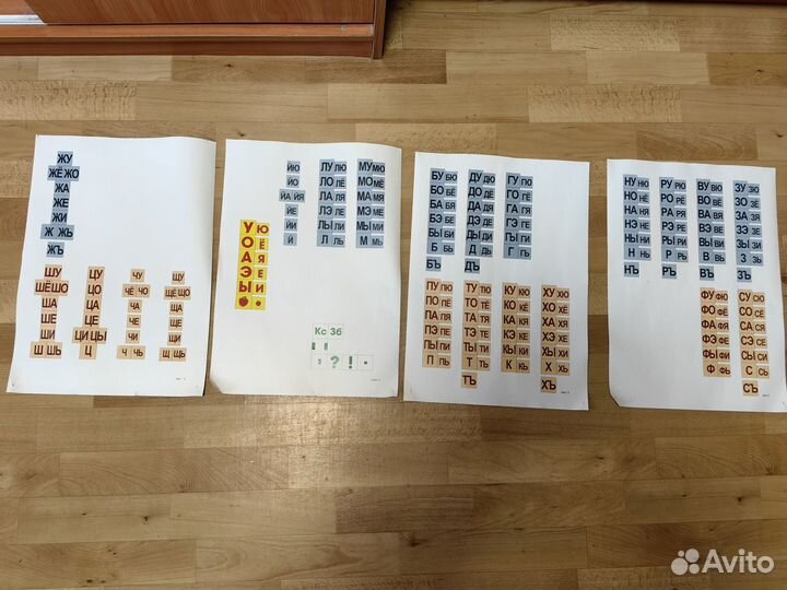 Плакат по системе Зайцева