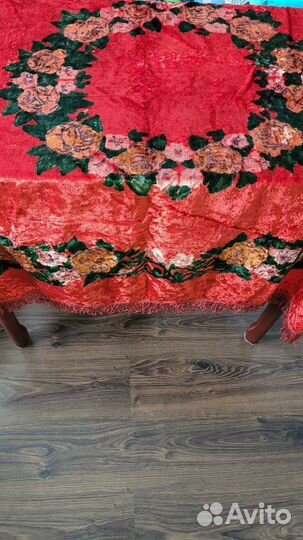 Скатерть бархат СССР