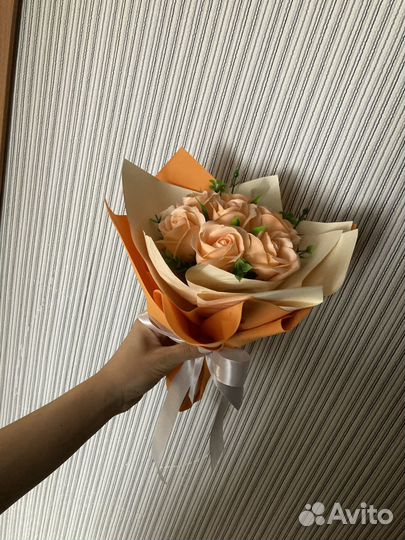 Букеты из мыльных цветов