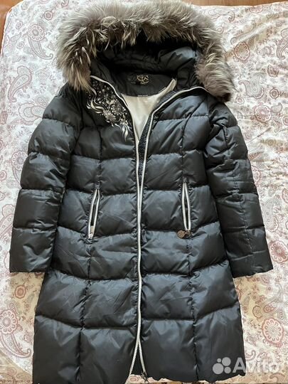 Пуховик натуральный мех