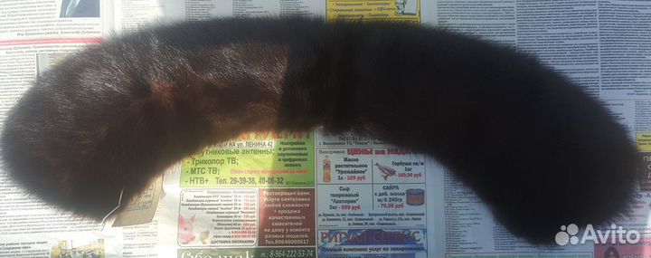 Мех норки воротник