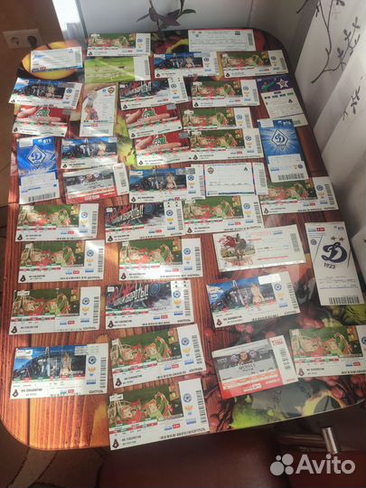 Билеты на футбол раритетные