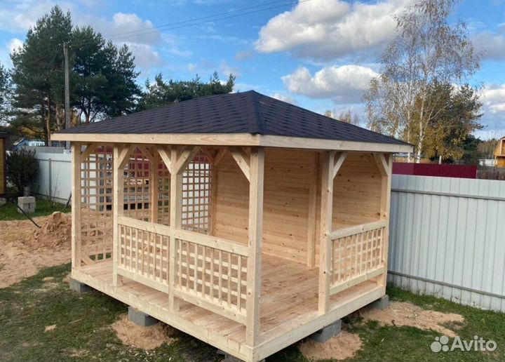 Беседка для дачи