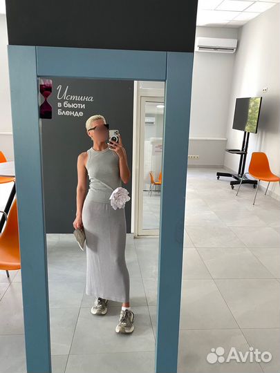 Майка в рубчик