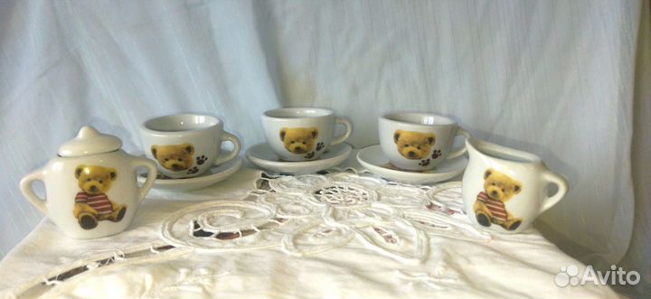 Набор детской фарфоровой посуды