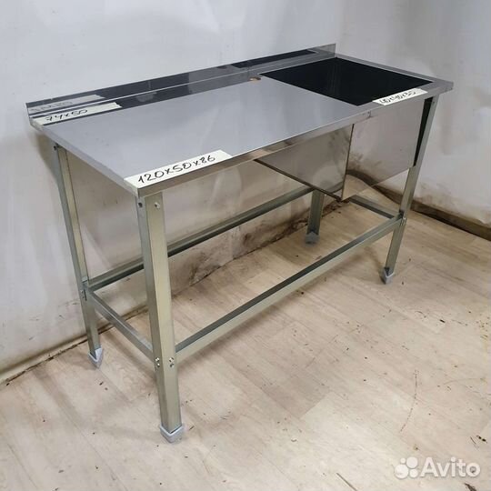 Ванна моечная рабочей поверхностью 120/50