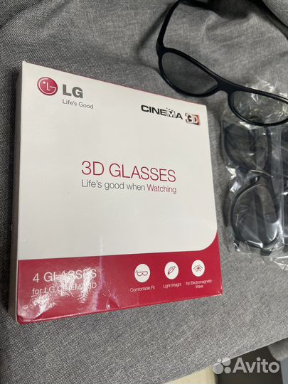 Очки 3D glassed LG 4шт new