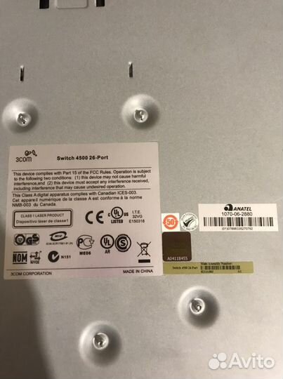Комутатор 3 COM Switch 4500 26-Port