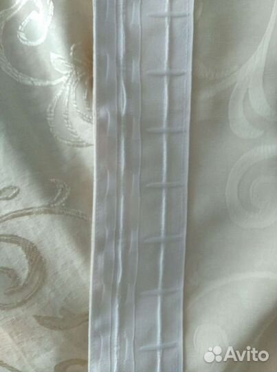 Шторы бежевые