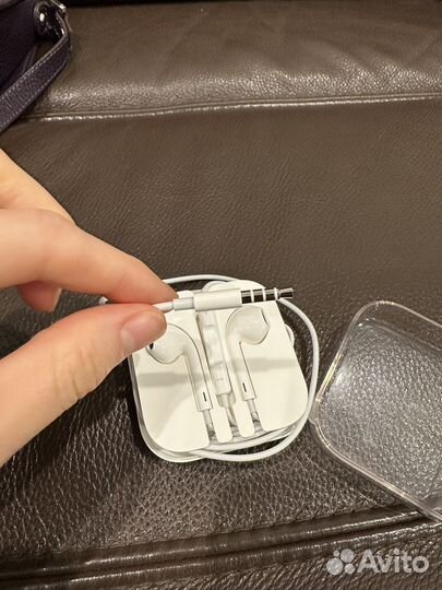 Наушники apple новые оригинал 3,5 мм