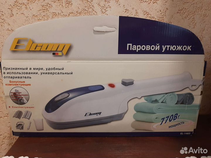 Паровой утюг щетка Elcom