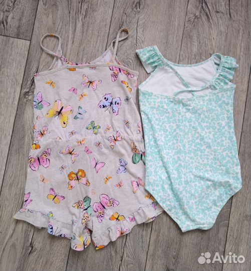 Купальник и комбинезон H&M р-р 110-116