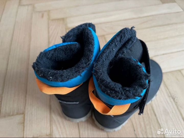 Ecco зимние ботинки на мальчика 25 26 27 quechua