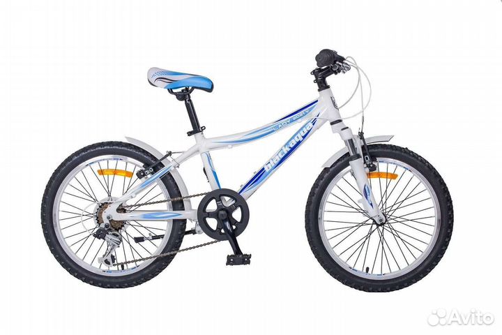 Велосипед горный детский 20 Black aqua Lady 2021V