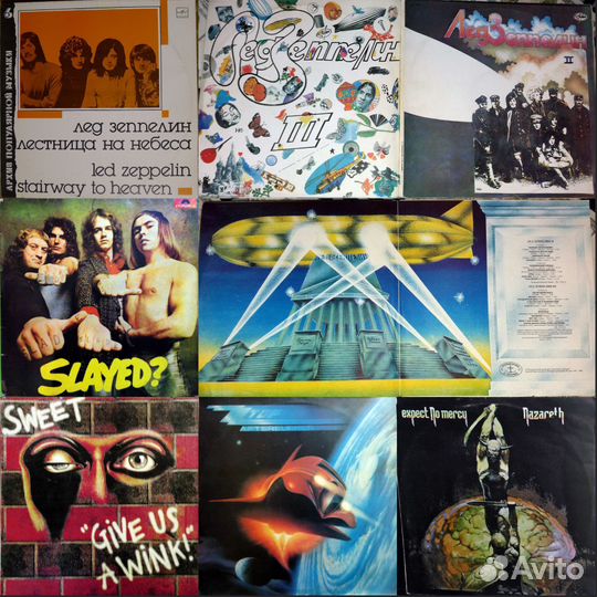 Пластинки Рок групп 70-80г. (Russ, Мел-я, SNC, EX)