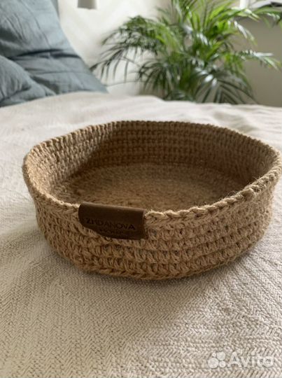 Корзина из джута 25 на 7 см