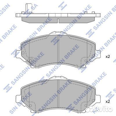 Колодки тормозные передние Sangsin brake/HI-Q, SP2