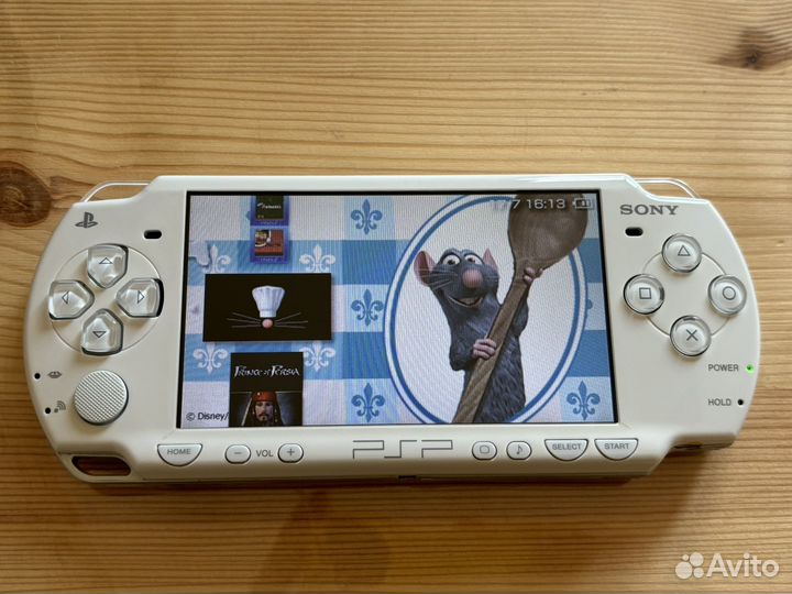 Sony PSP 2008 Slim 64gb белая прошитая с играми