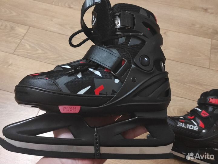 Коньки детские раздвижные 31-36