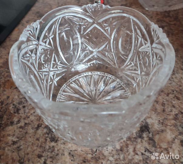 Хрустальная конфетница, салатник