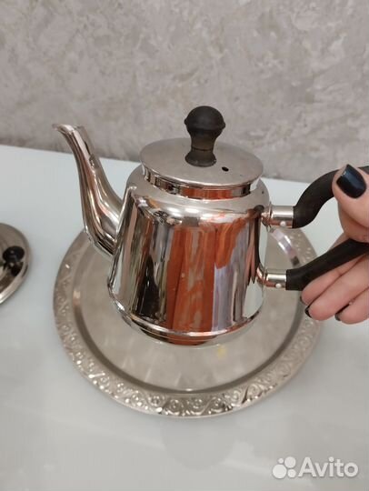 Самовар с подносом